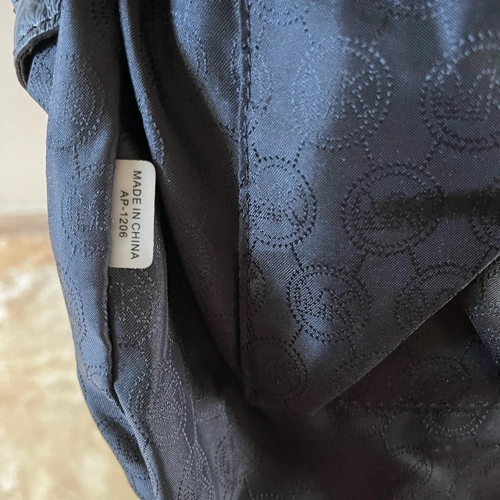 NWOT MICHAEL KORS HAMILTON BLACK LEATHER SHOULDER SATCHEL - Picture 10 of 13